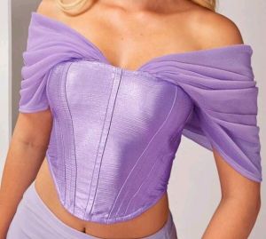 Adult Female Costumes to Hire - Off Shoulder Corset Top - XS